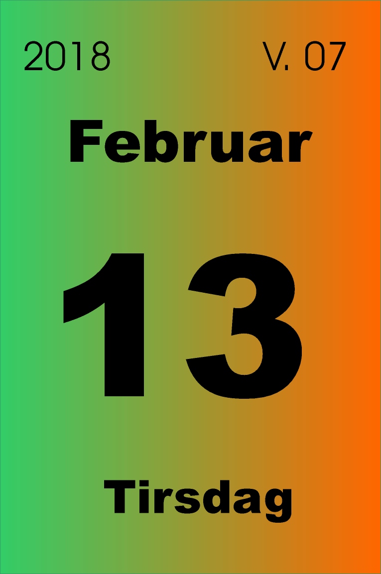 13 februar 2018 1