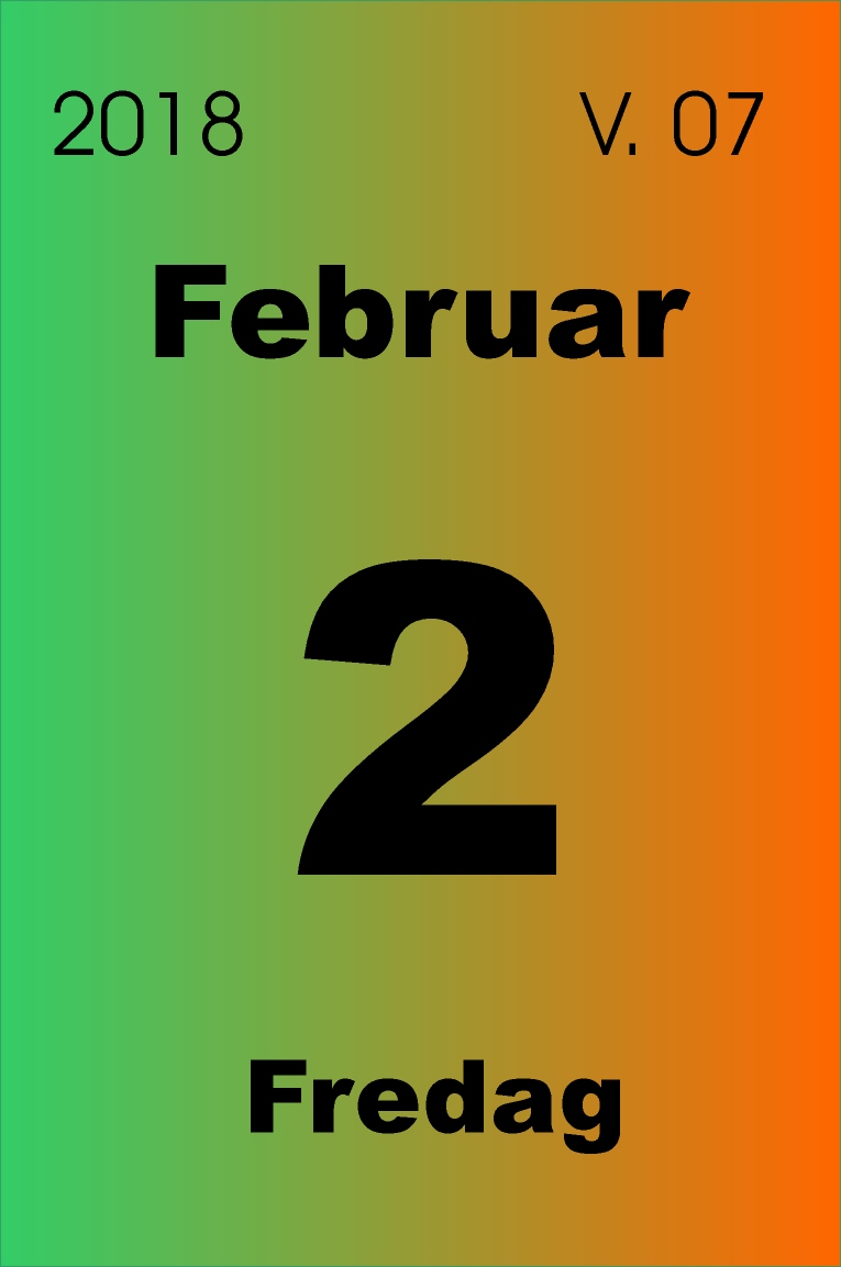 2 februar 2018