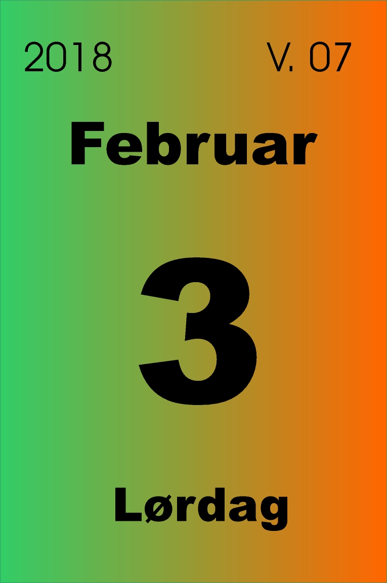 3 februar 2018