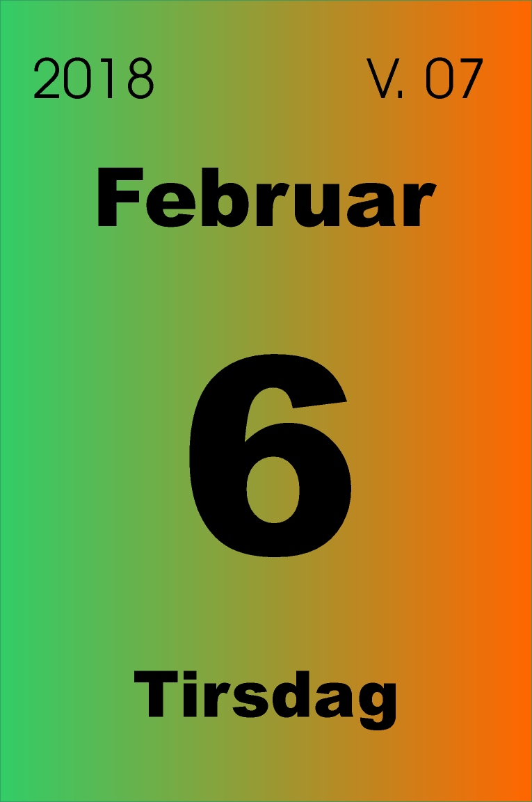 6 februar 2018