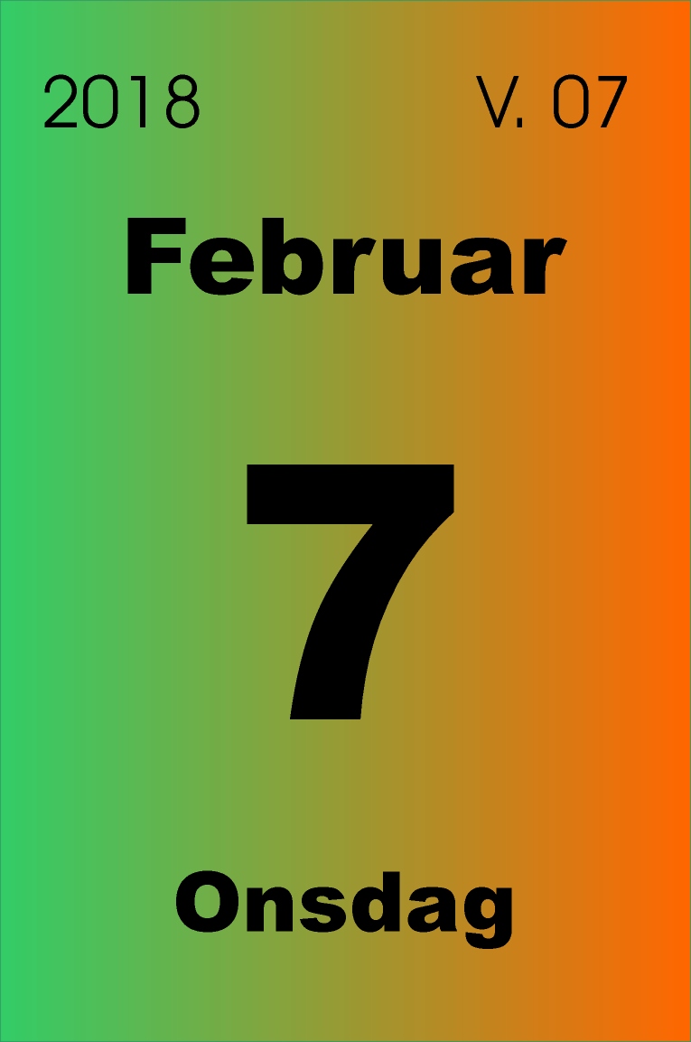 7 februar 2018