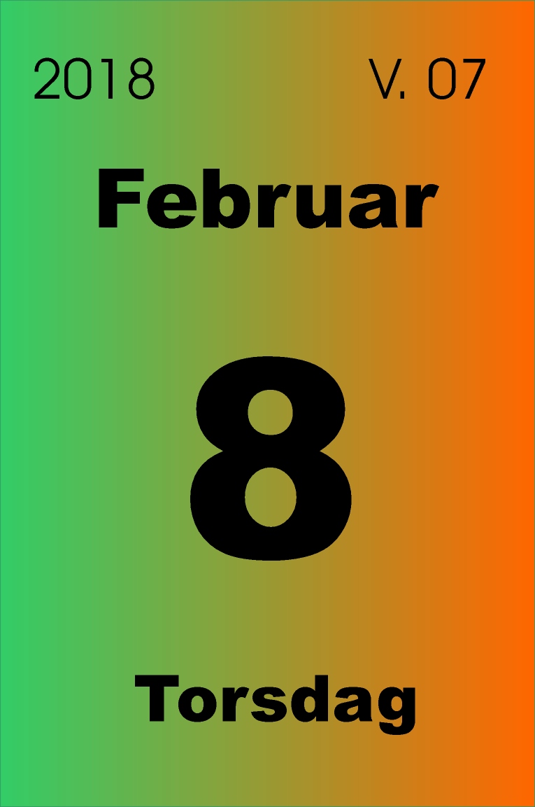 8 februar 2018