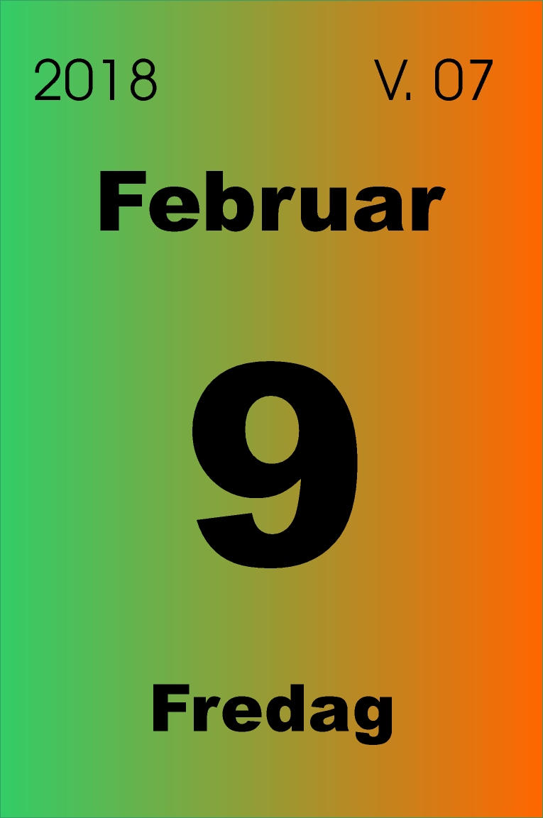 9 februar 2018
