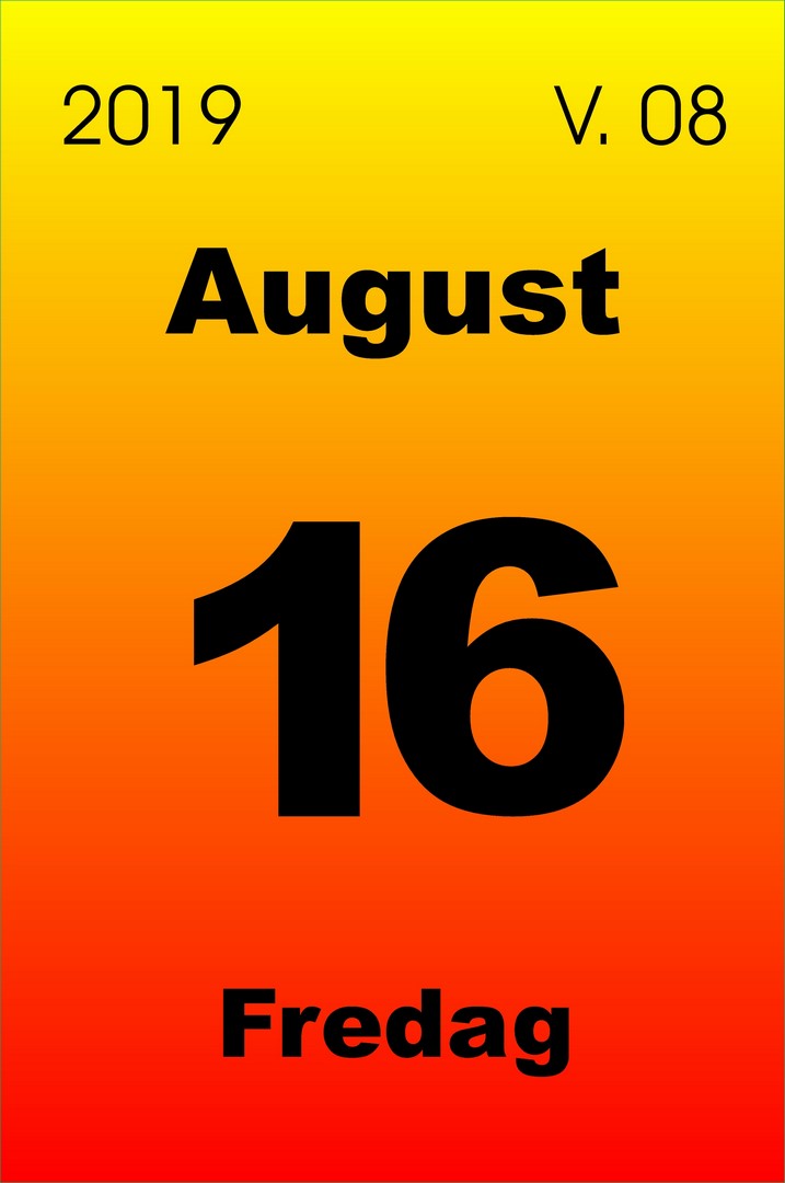 16 august