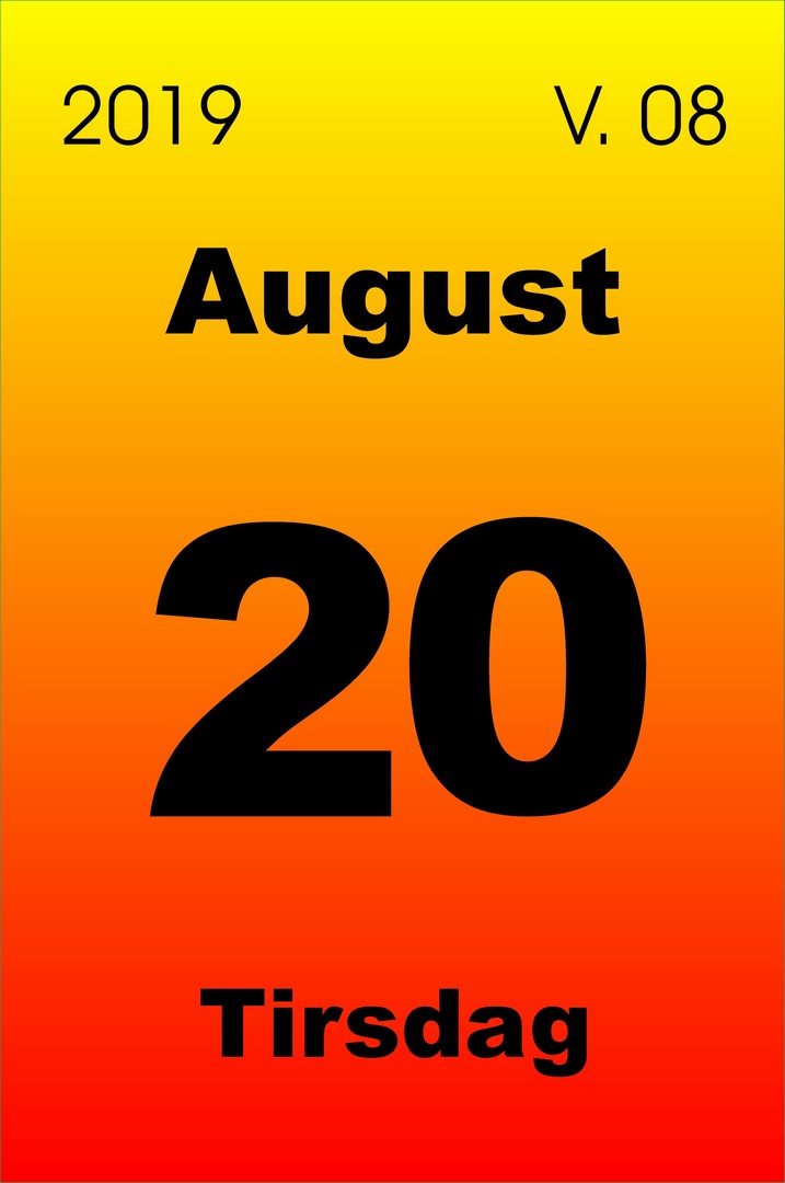 20 august