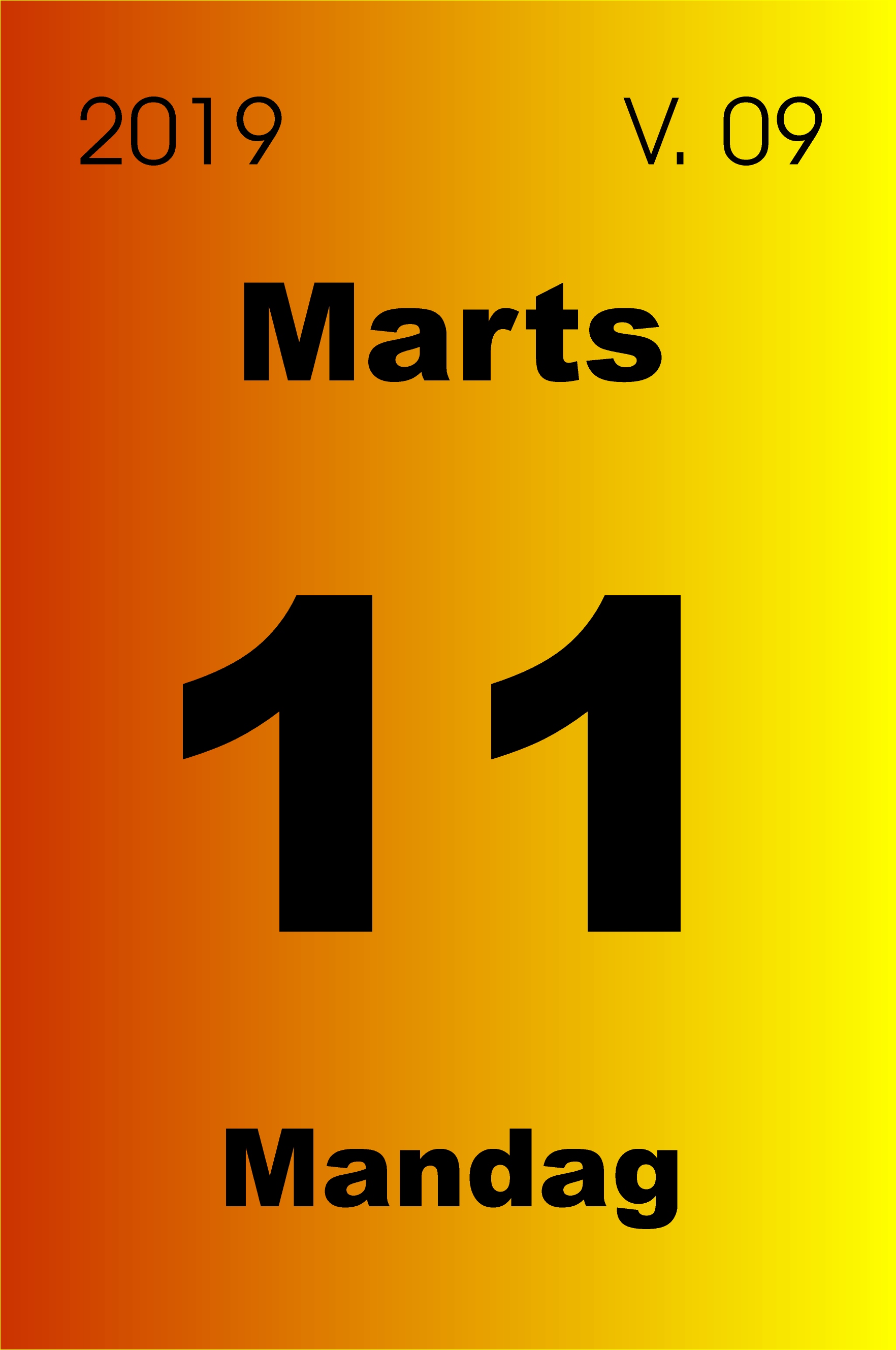 11. marts 2019