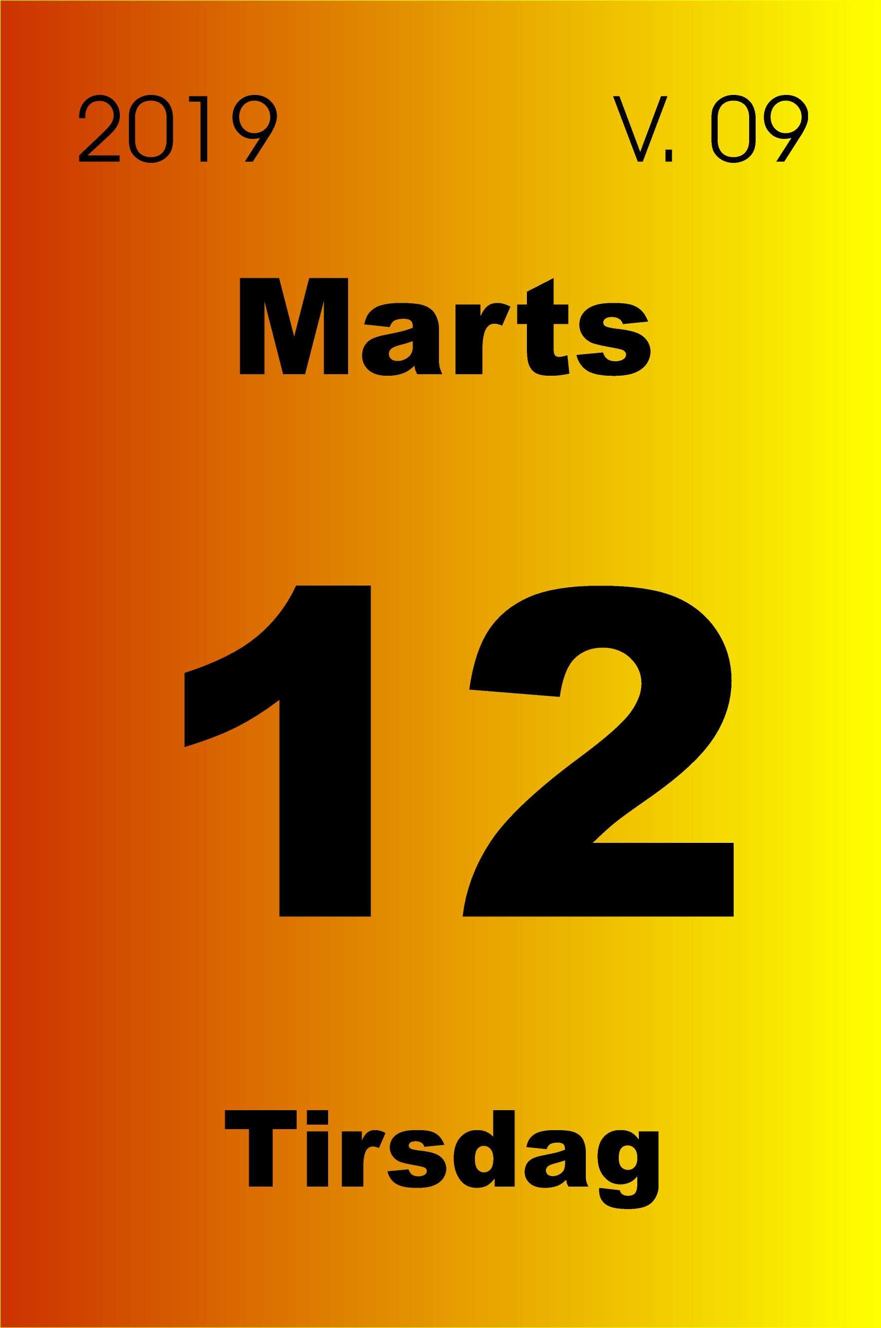 12. marts 2019