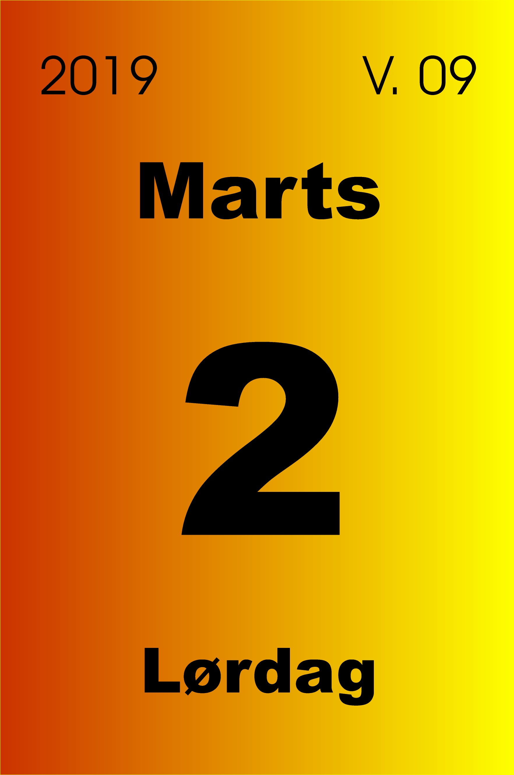 2. marts 2019