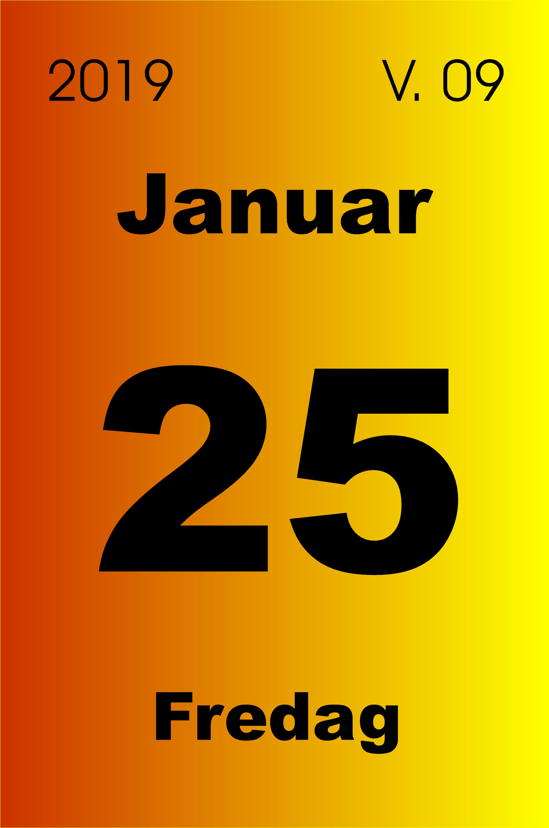 25. januar 1 2019