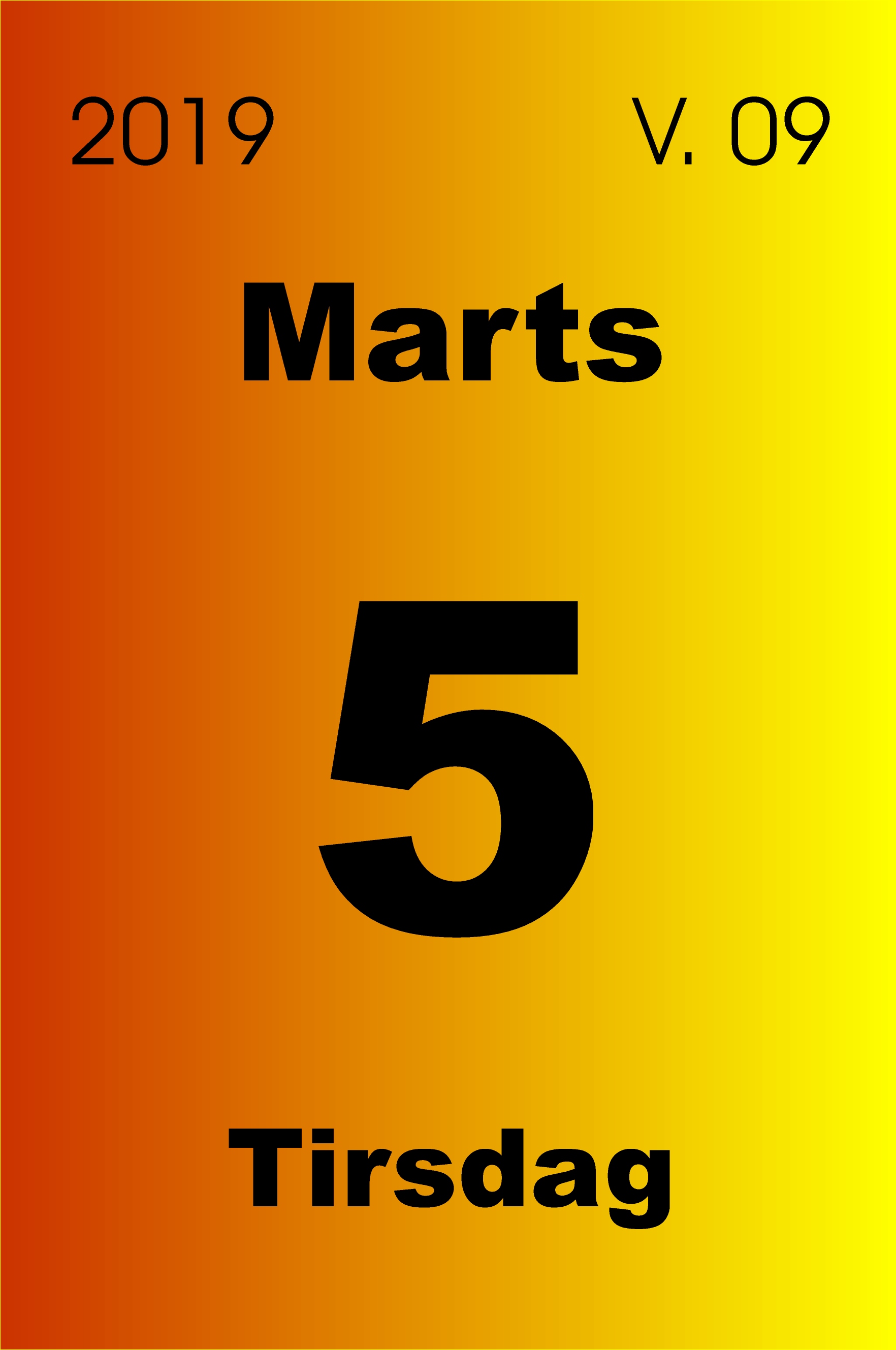 5. marts 2019