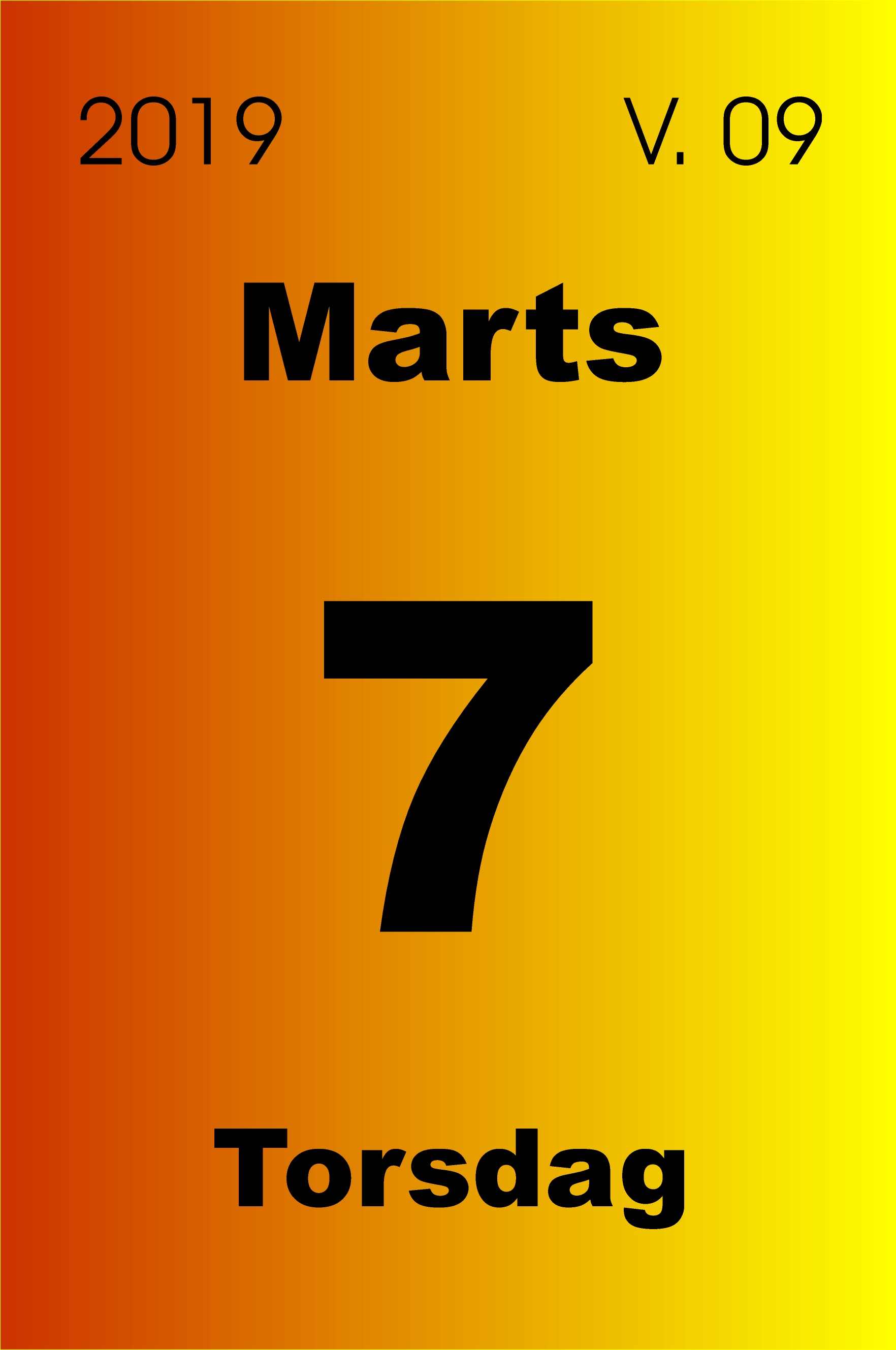 7. marts 2019