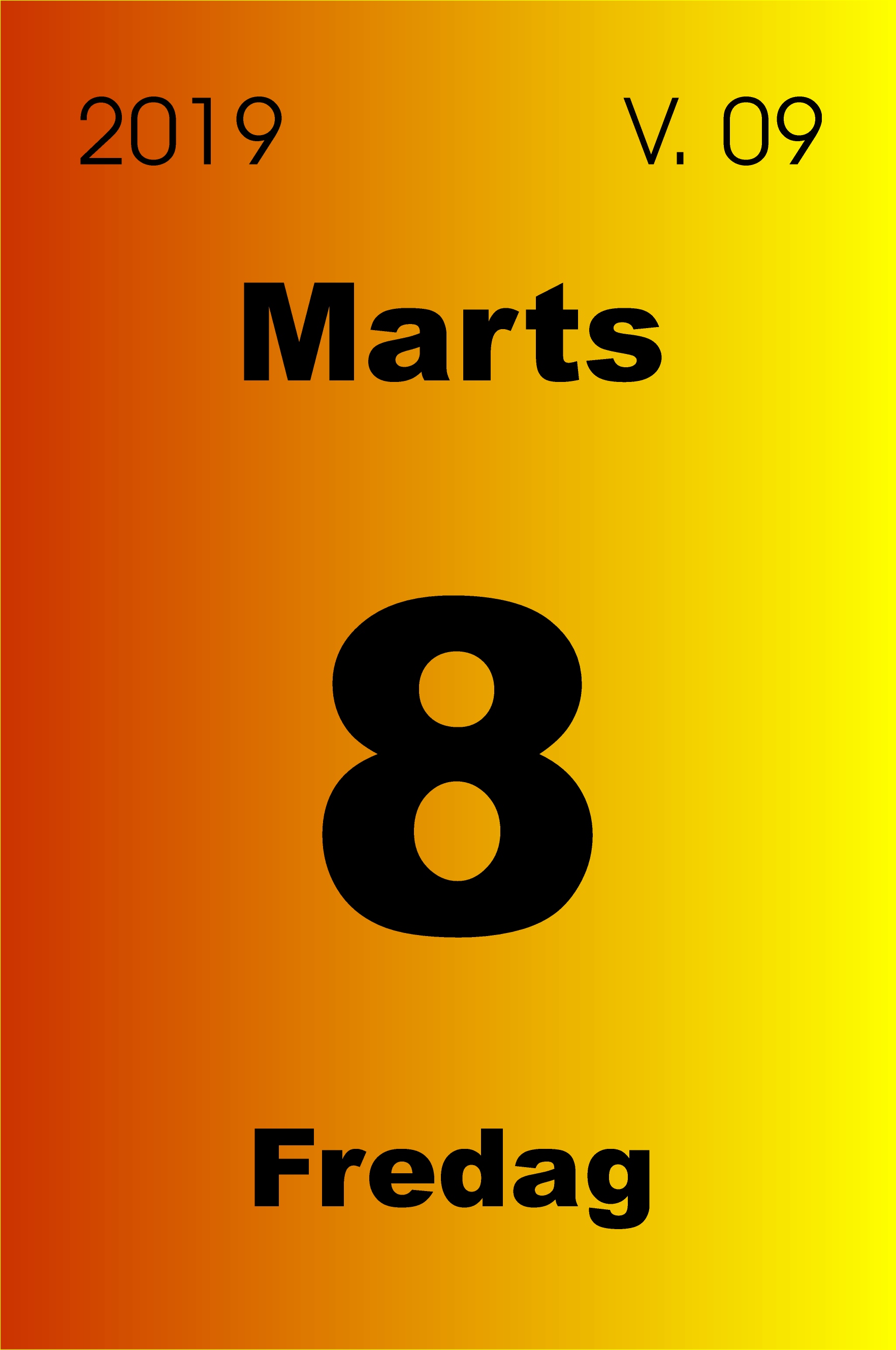 8. marts 2019