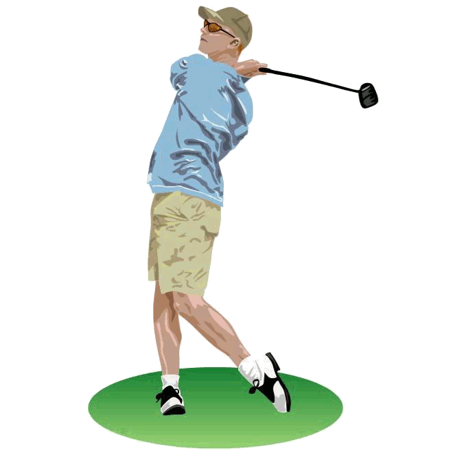 golf player clip art