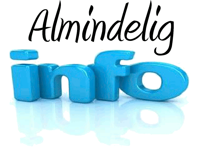 almindelig info