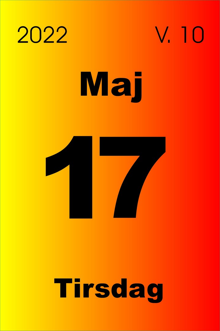 16. maj