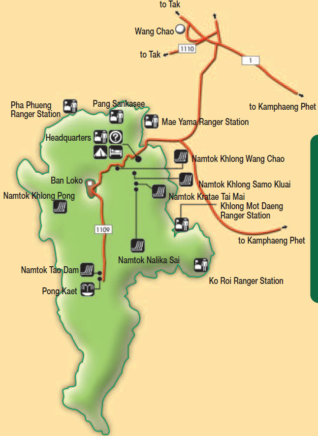 Map   Khlong Wang Chao NP