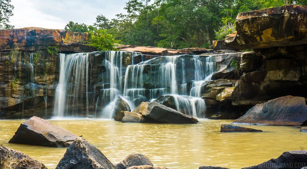 Tatton Waterfall Tat Ton National Park Chaiyaphum Thailand 6
