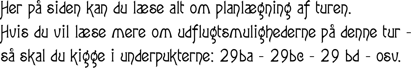 tekst udflugter