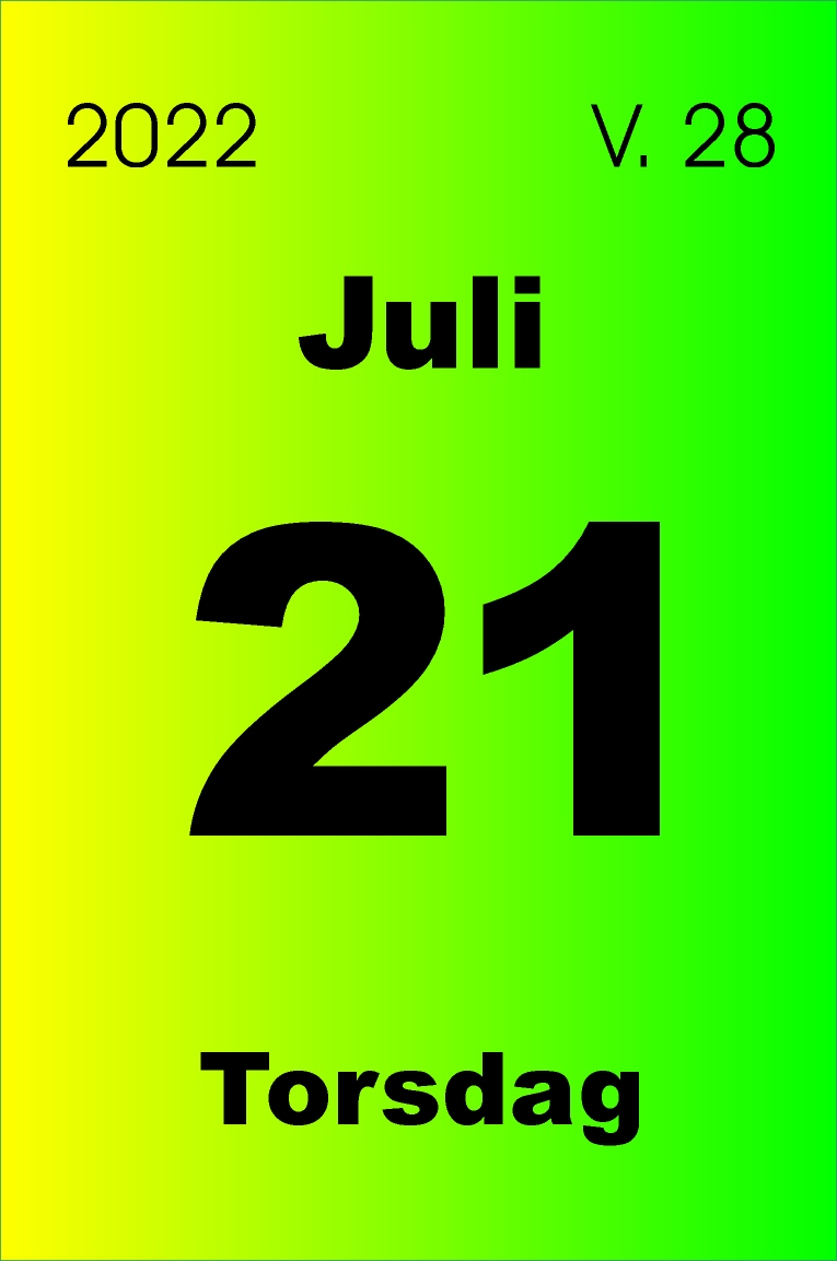 16 juli 2022