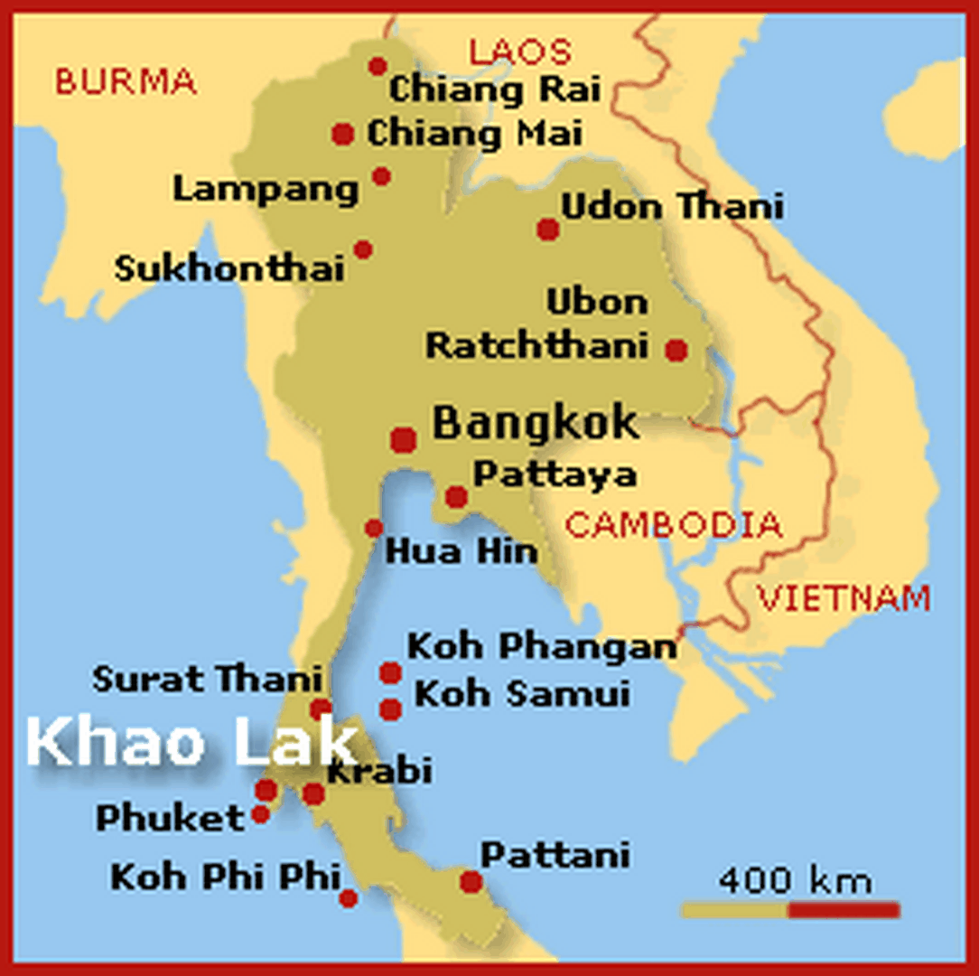 kort Khao Lak