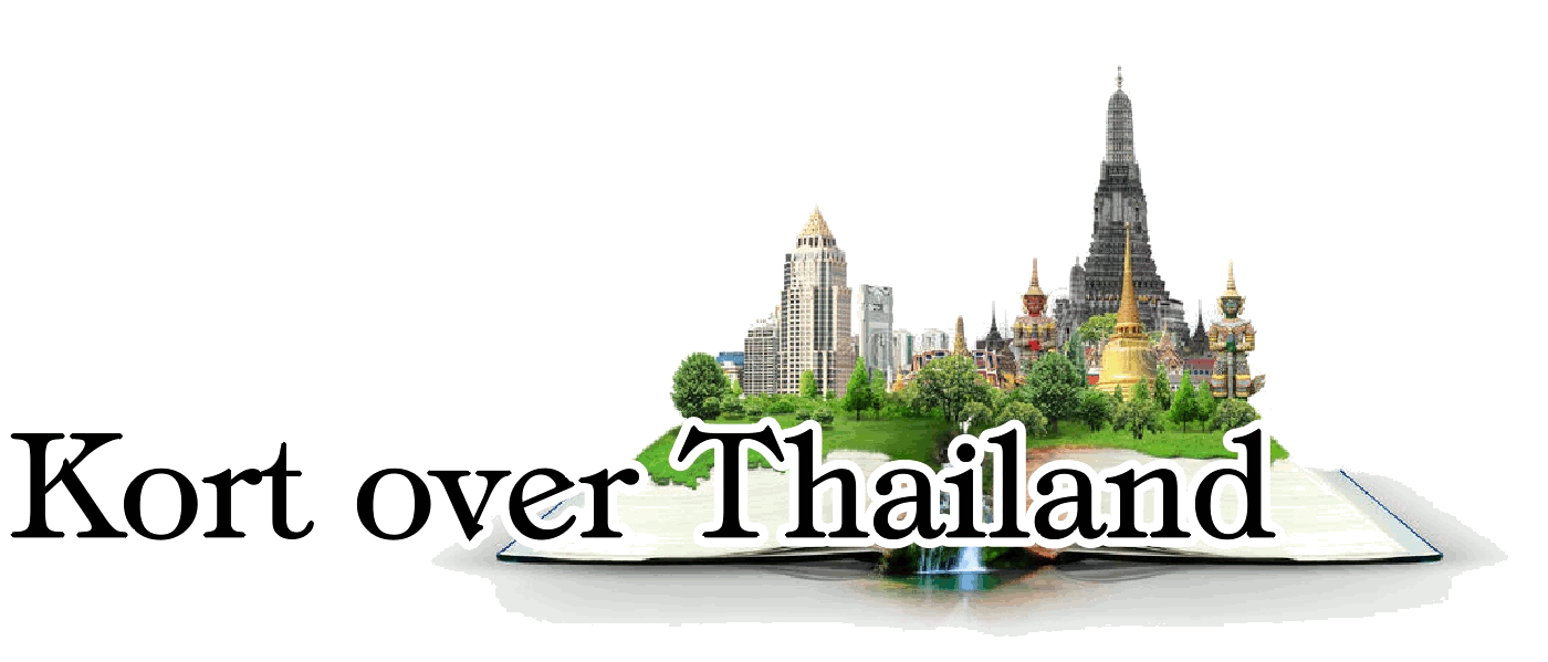 kort over Thailand