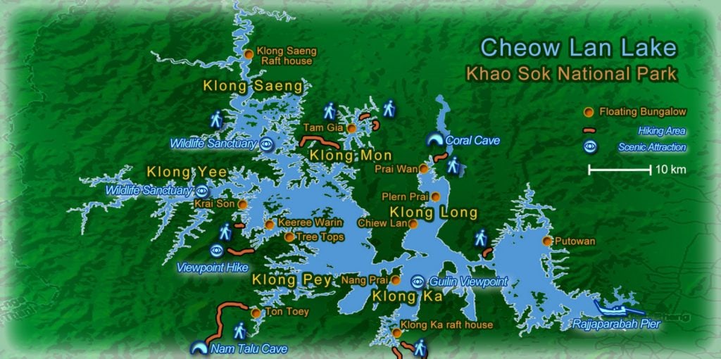 Khao Sok Lake Map1