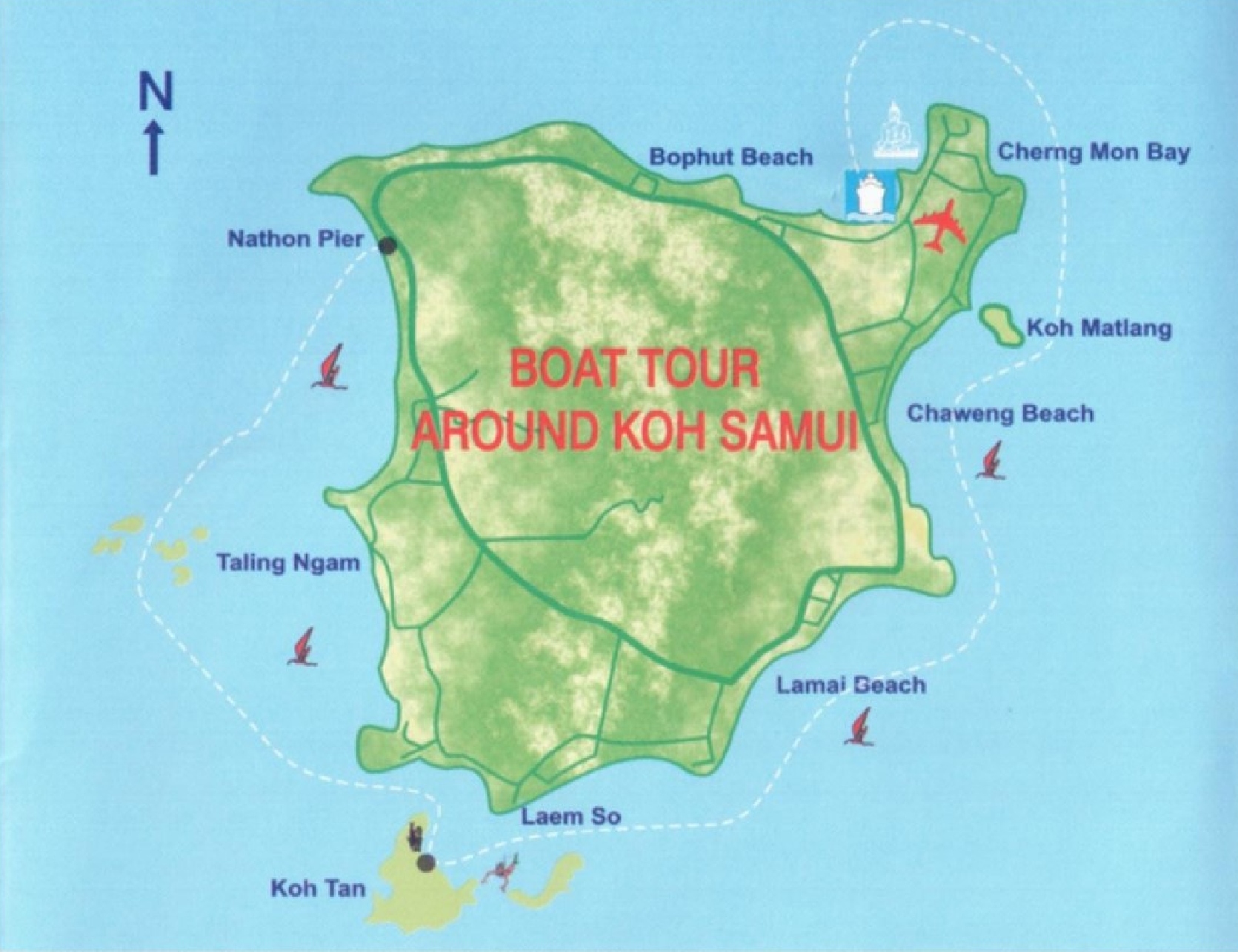 kort koh samui