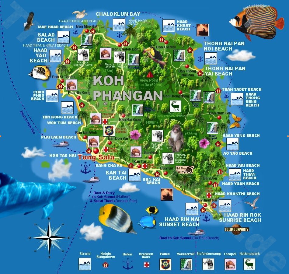 koh phangan karte