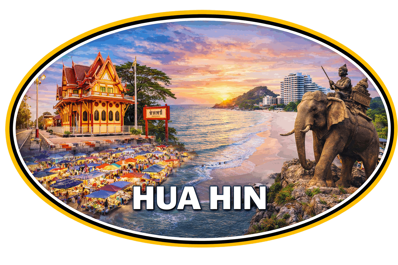 Hua Hin ovalt